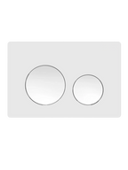 PLAQUE DE DOUBLE CHASSE 3/6 LITRES NEXO BLANC BRILLANT
