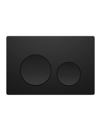 PLAQUE DE DOUBLE CHASSE 3/6 LITRES NEXO NOIR MAT