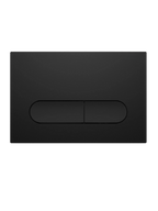 PLAQUE DE DOUBLE CHASSE 3/6 LITRES VELIS NOIR MAT