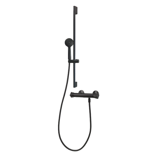 PACK DOUCHE THERMOSTATIQUE OTTO NOIR