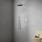 THERMO FLOW PACK DOUCHE + POMME DOUCHE 300 + BOX CHROME