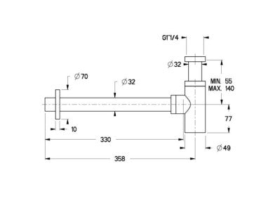 SIPHON DESIGN LAITON NOIR