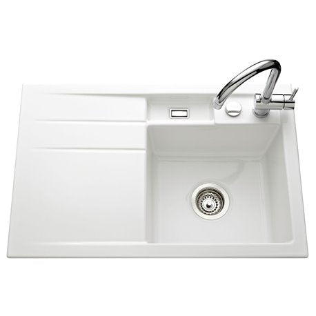 COLLECTION EVIER CERAMIQUE BELORA BLANC