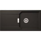 EVIER CRISTALITE URBANA 1000X510 NOIR GRAND BAC