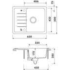 COLLECTION EVIER CRISTALITE PICARA GRIS