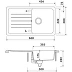COLLECTION EVIER CRISTALITE PICARA GRIS