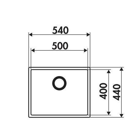 CUVE NATURALITE SENSIA 540X440 BLANC