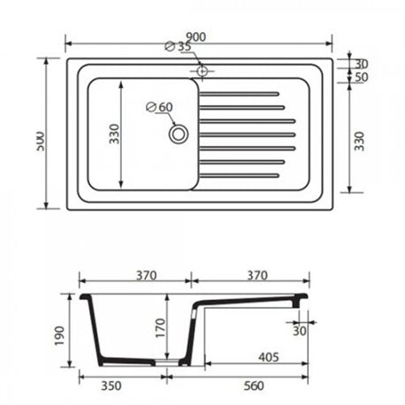 COLLECTION EVIER CERAMIQUE NORDIQUE BLANC