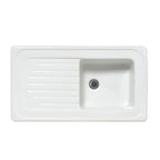 COLLECTION EVIER CERAMIQUE NORDIQUE BLANC