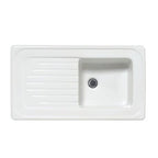 COLLECTION EVIER CERAMIQUE NORDIQUE BLANC