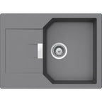 EVIER CRISTALITE URBANA 690X510 GRIS