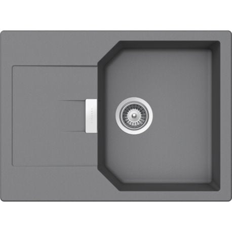 EVIER CRISTALITE URBANA 690X510 GRIS