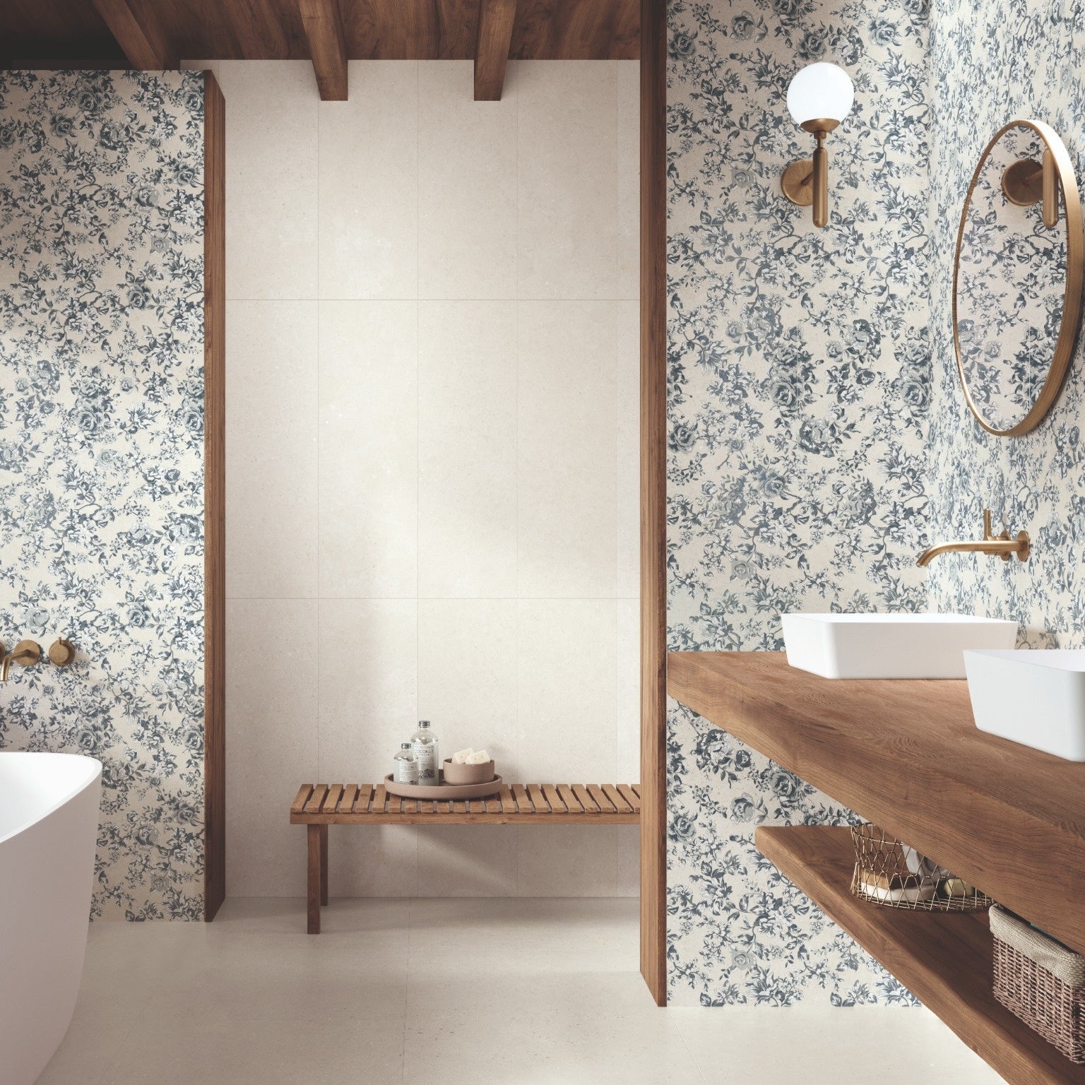 30X90 Décor 1 collection decors floral mix rectifie