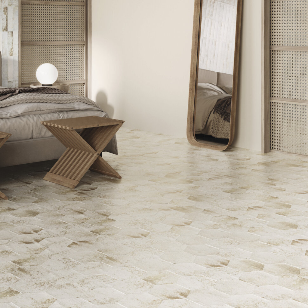 13,9X16 hexa attra blanc