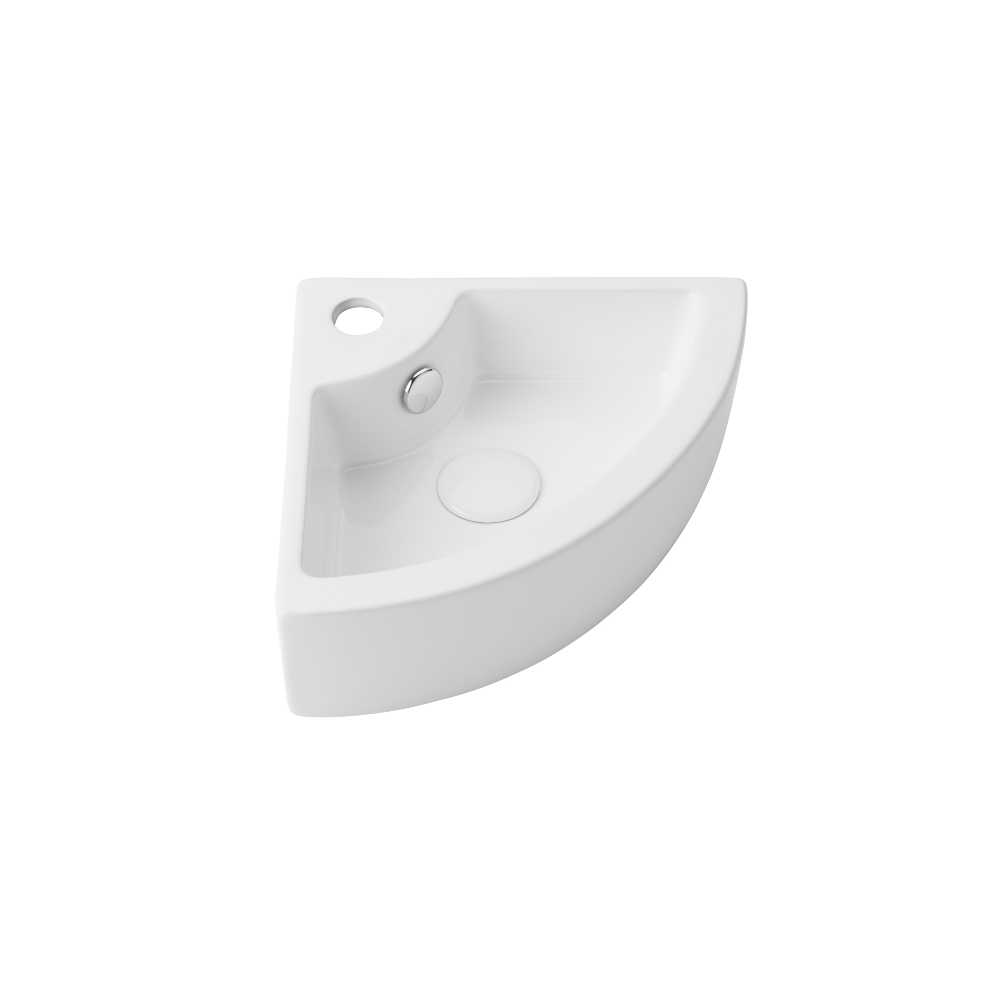 VASQUE LAVE MAIN SUSPENDUE CHERONA BLANC BRILLANT