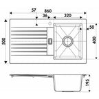 COLLECTION EVIER NATURALITE TREVIA NOIR