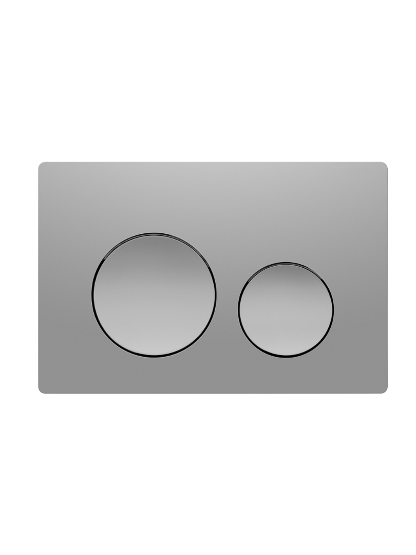 PLAQUE DE DOUBLE CHASSE 3/6 LITRES NEXO CHROME MAT