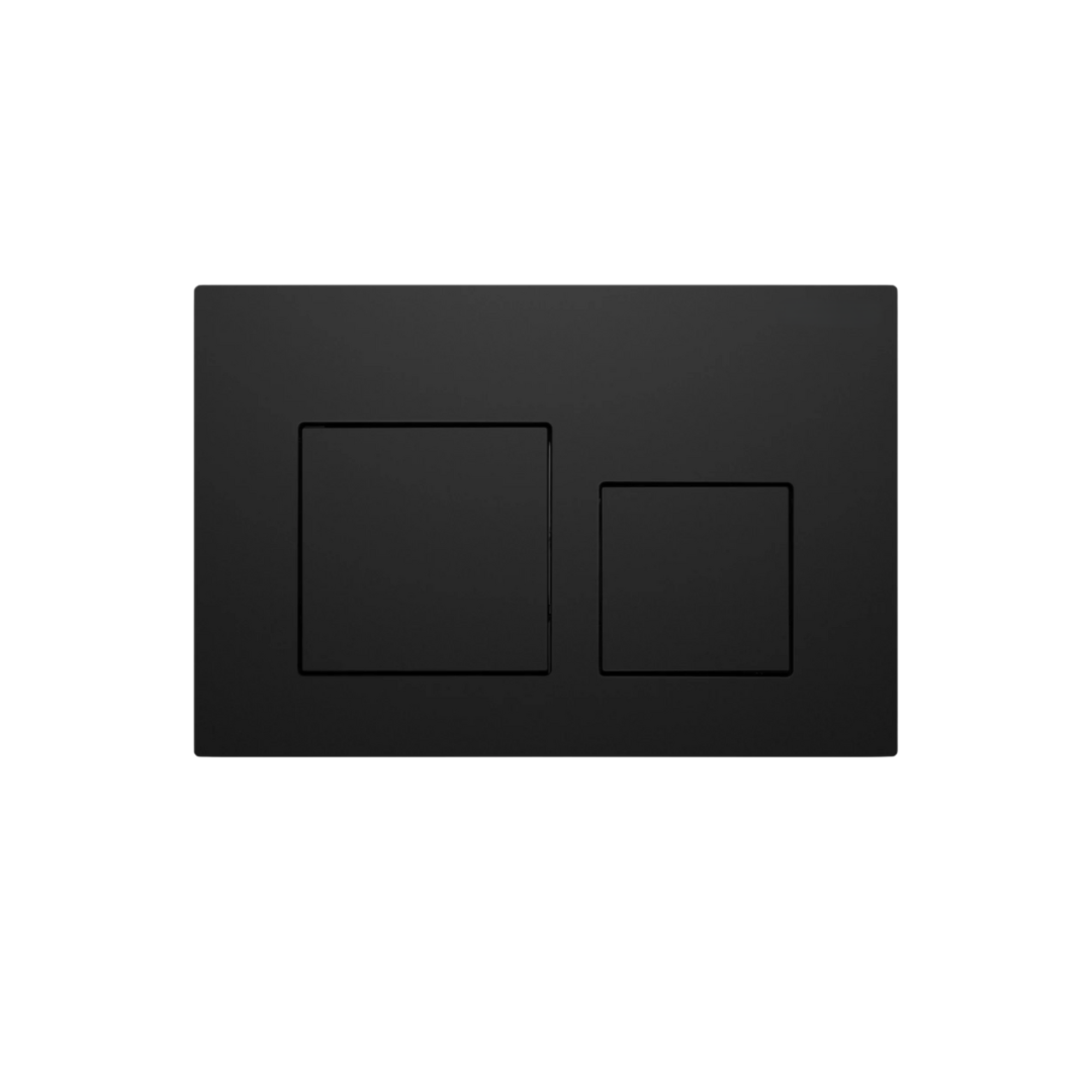 PLAQUE DE DOUBLE CHASSE 3/6 LITRES ORIX NOIR MAT