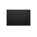 PLAQUE DE DOUBLE CHASSE 3/6 LITRES ORIX NOIR MAT